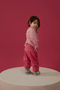 Baby Track Pants | Cherry