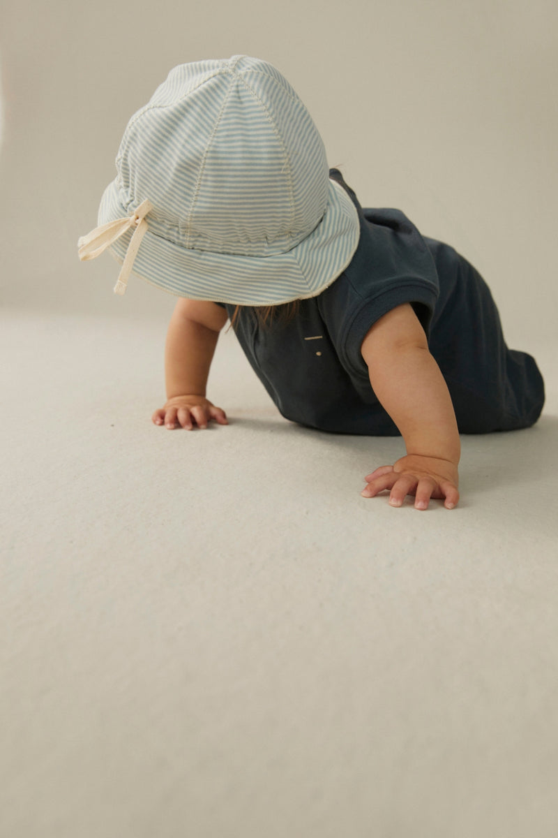 Baby Sun Hat | Sky - Cream