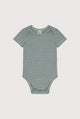 Baby Onesie | Blue Gray - Cream