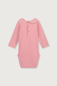 Baby Body mit Kragen | Cherry 