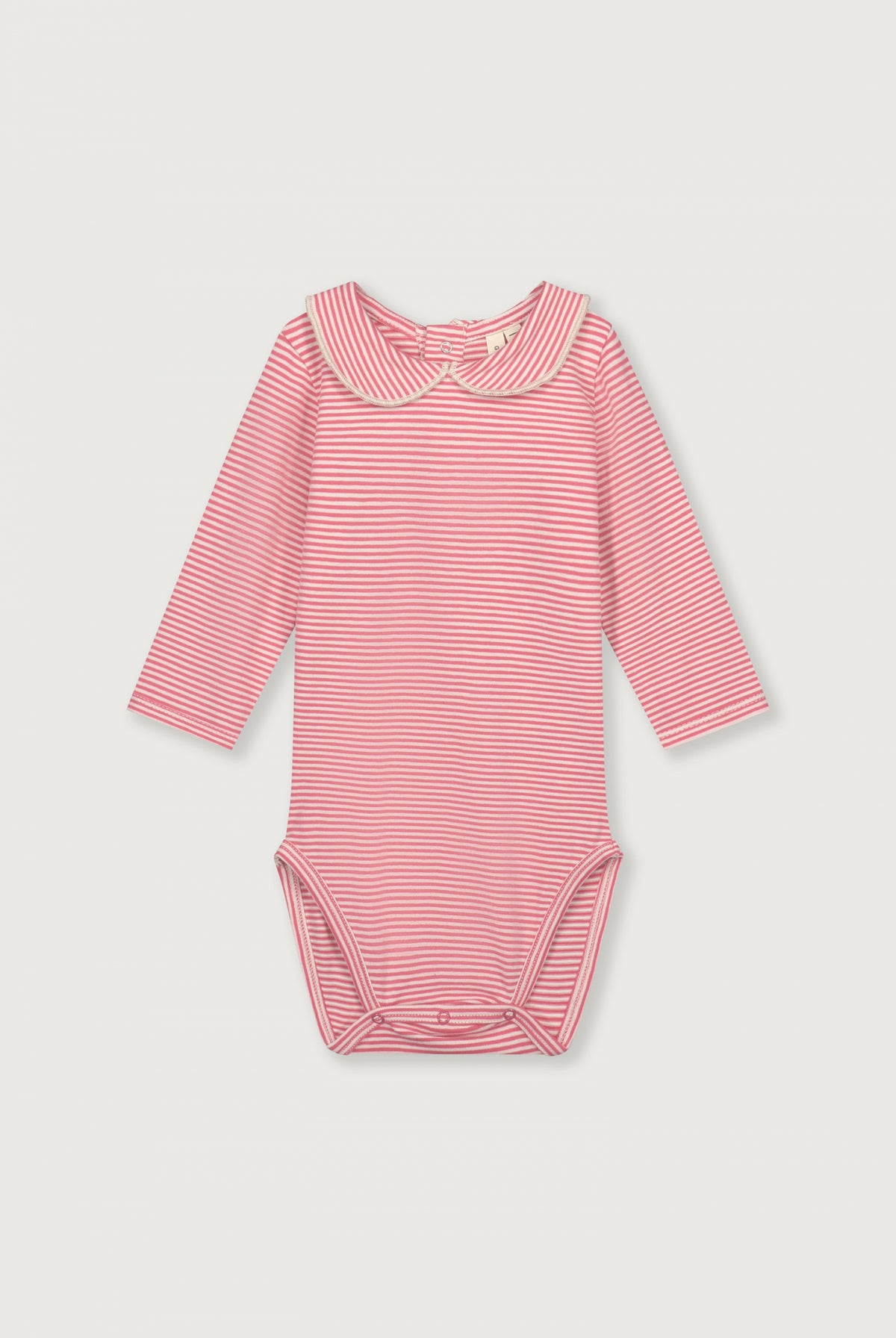 Baby Body mit Kragen | Cherry 