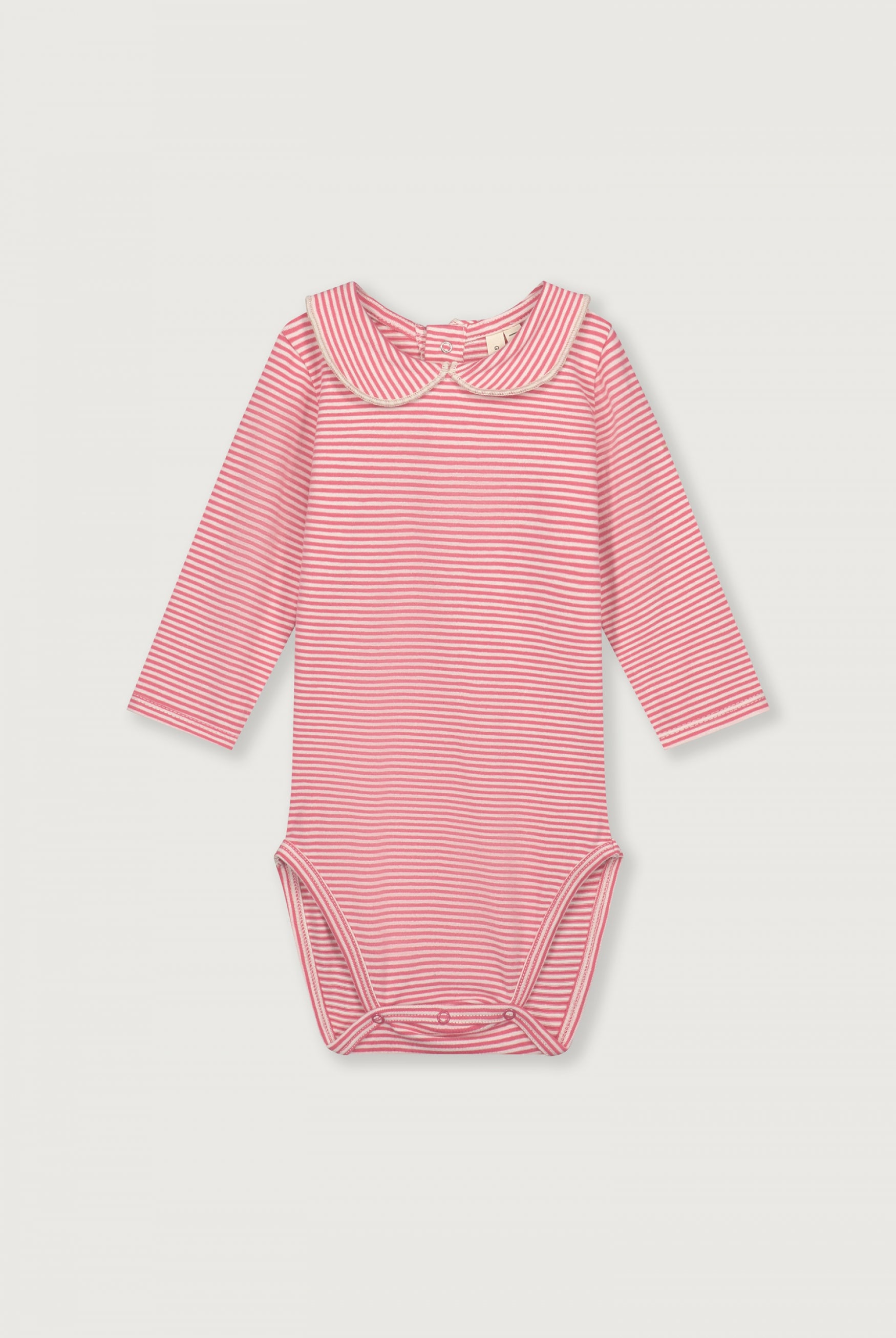 Baby Body mit Kragen | Cherry 