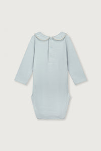 Baby Collar Onesie | Sky - Cream