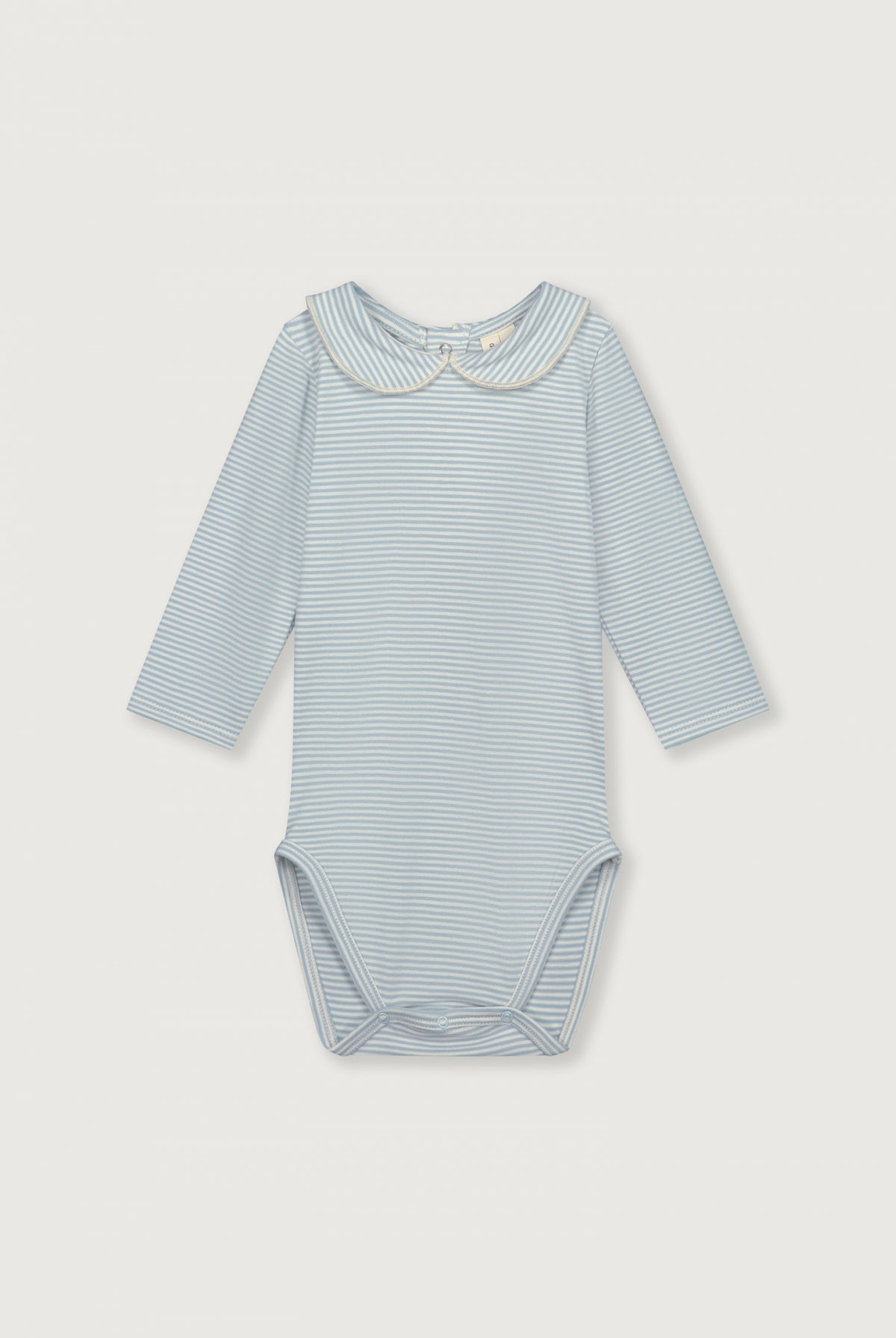 Baby Collar Onesie | Sky - Cream
