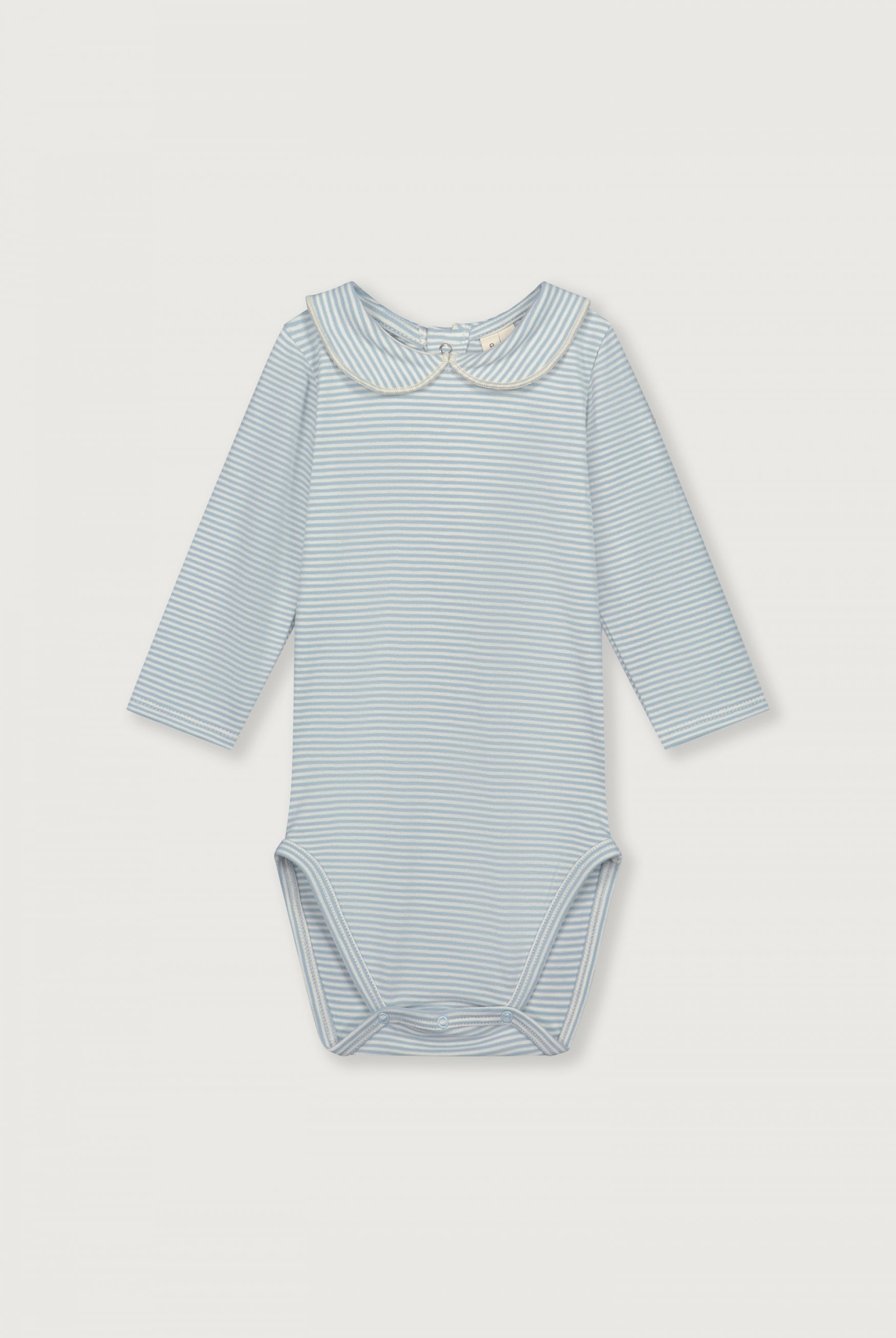 Baby Collar Onesie | Sky - Cream