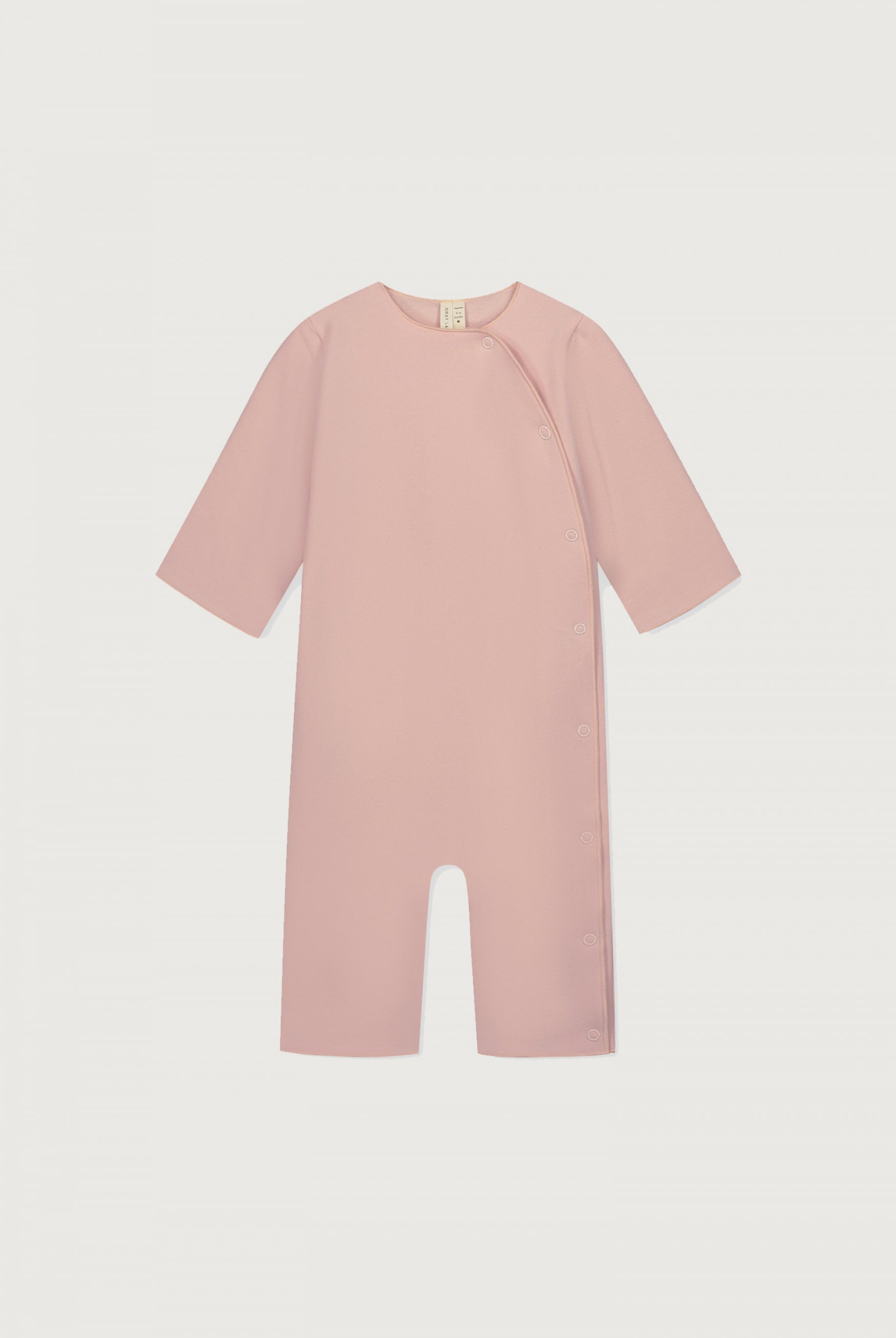 Baby Suit with Snaps | Faded Pink