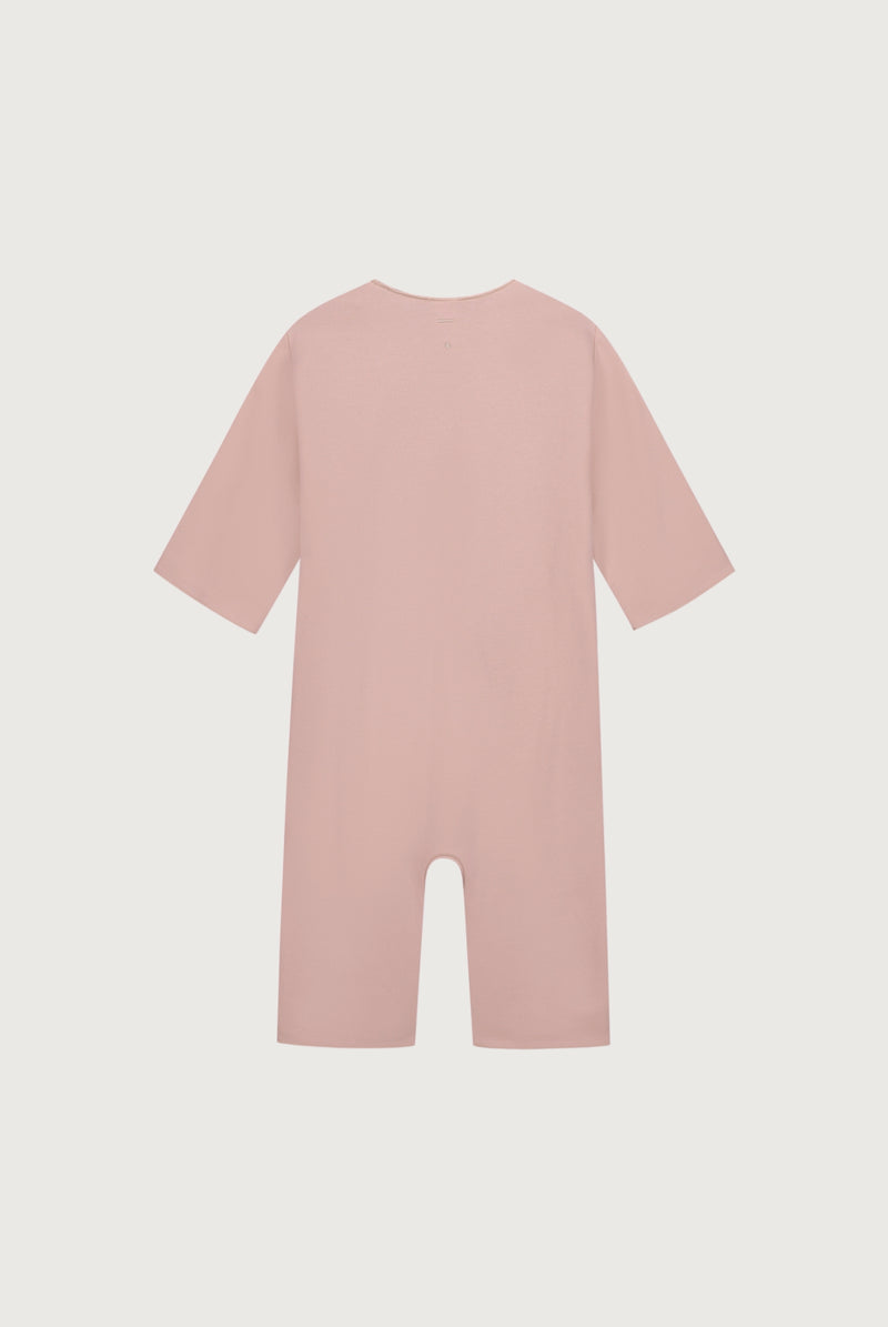 Baby Suit with Snaps | Faded Pink