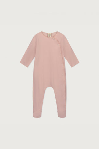 Neugeborener Anzug mit Druckknöpfen | Faded Pink