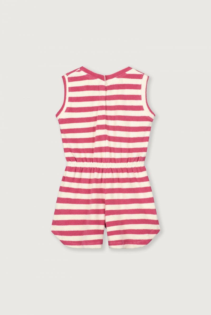 POP Terry Sleeveless Suit | Cherry - Cream