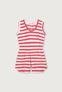 POP Terry Sleeveless Suit | Cherry - Cream