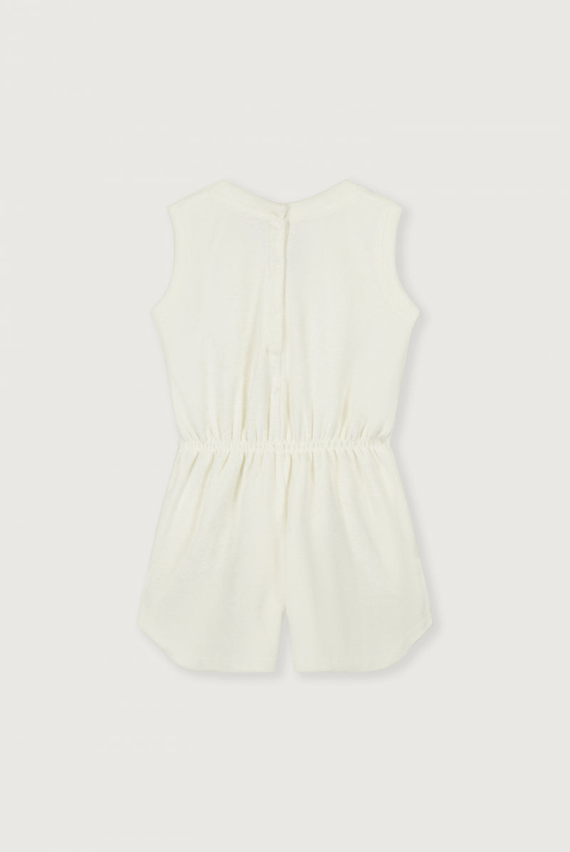 POP Terry Sleeveless Suit | Cream