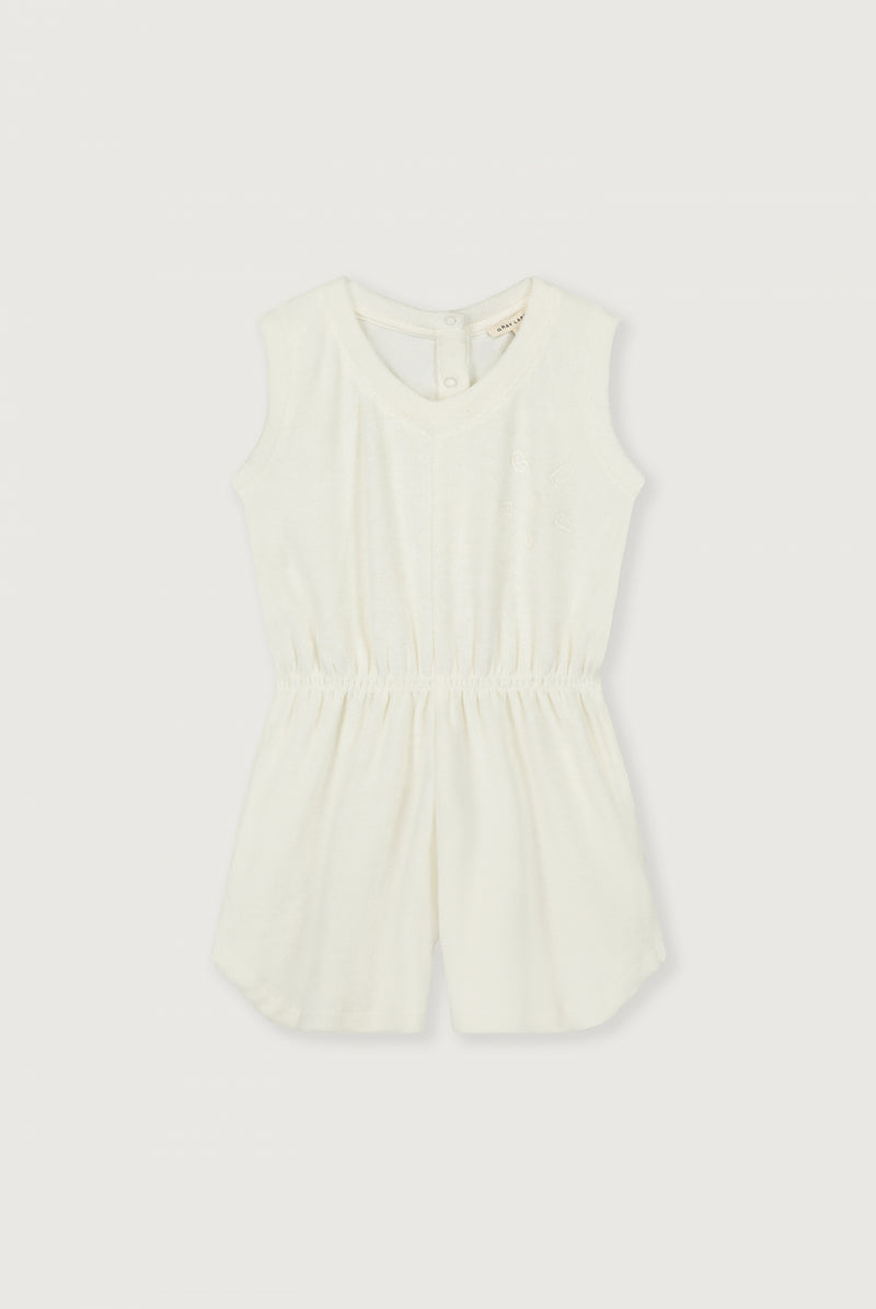 POP Terry Sleeveless Suit | Cream