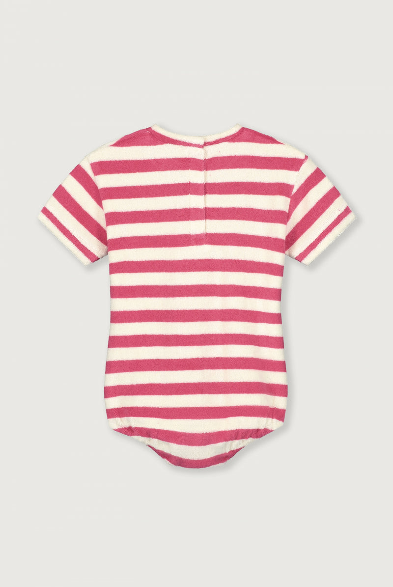 POP Baby Terry Suit | Cherry - Cream