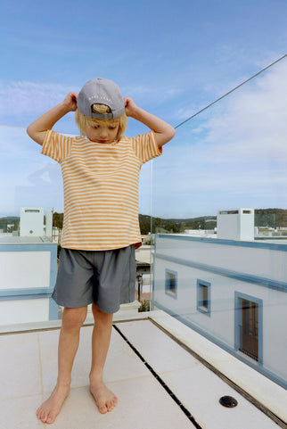 Swim Set – Gray Label x Tenue Soleil | Stone Gray - Melon