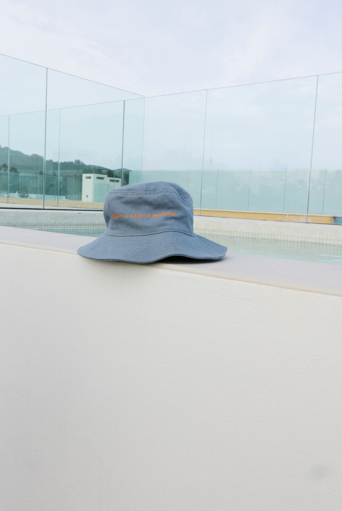 Bucket Hat - GL x TS Logo | Stone Gray