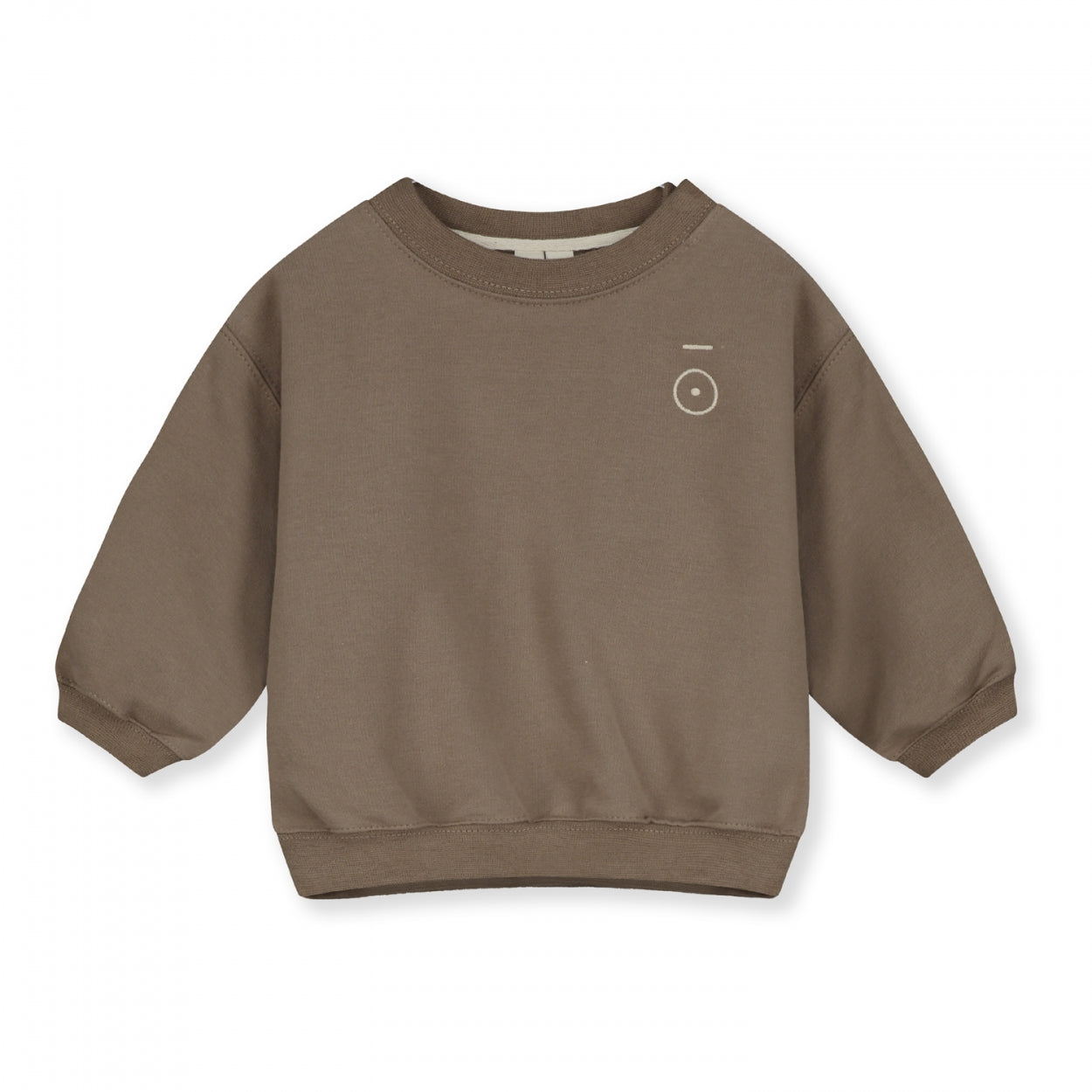 Baby Dropped Shoulder Sweater | Brownie