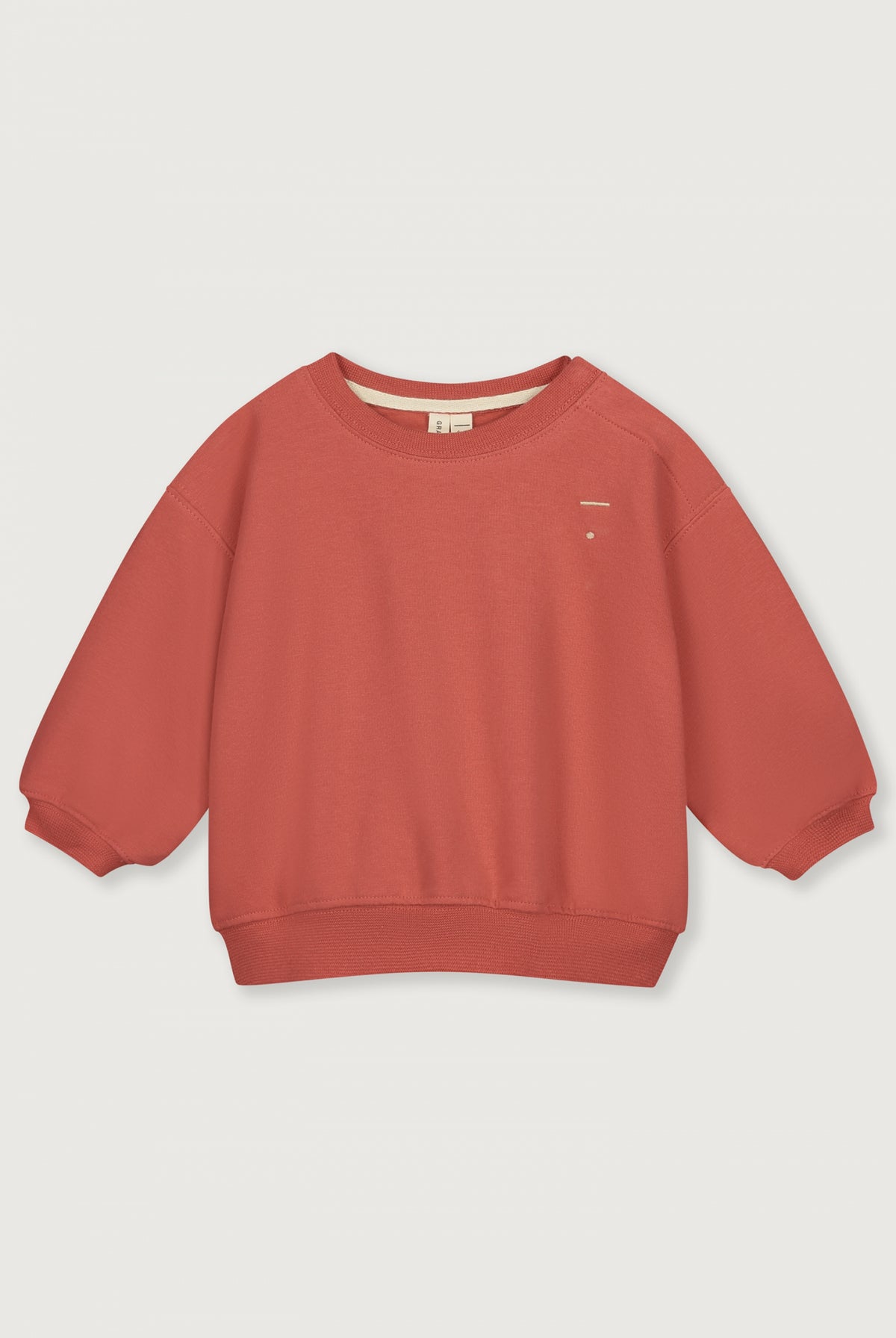 Baby Dropped Shoulder Sweater | Poppy Red