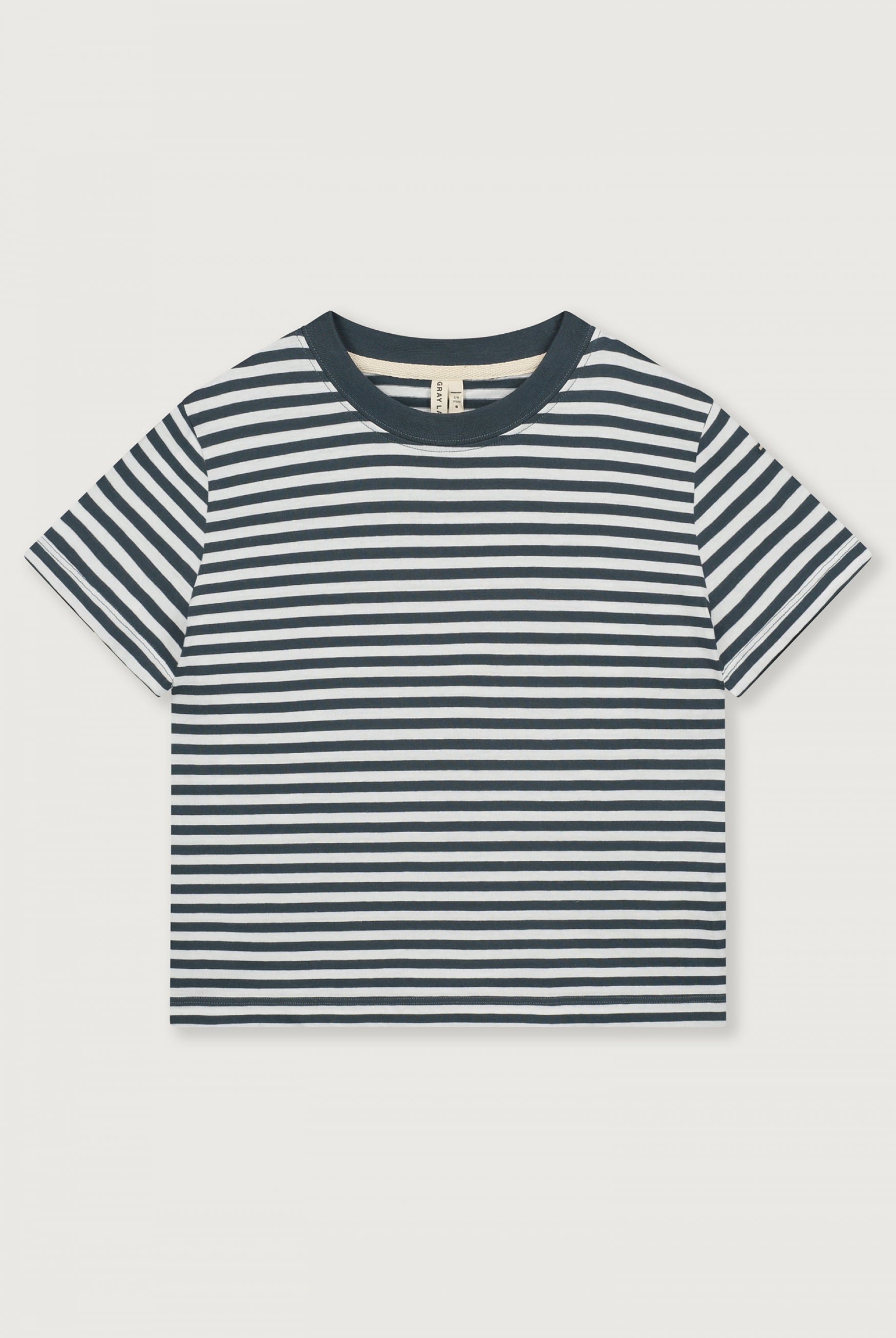 Übergroßes T-Shirt | Blue Grey - Off White