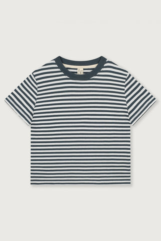 Oversized Tee | Blue Grey - Off White