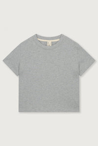 Oversized Tee | Grey Melange