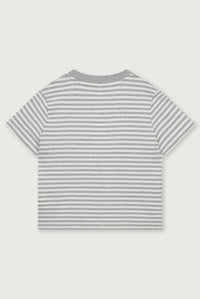 Übergroßes T-Shirt | Grey Melange - Off White