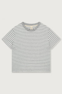 Übergroßes T-Shirt | Grey Melange - Off White