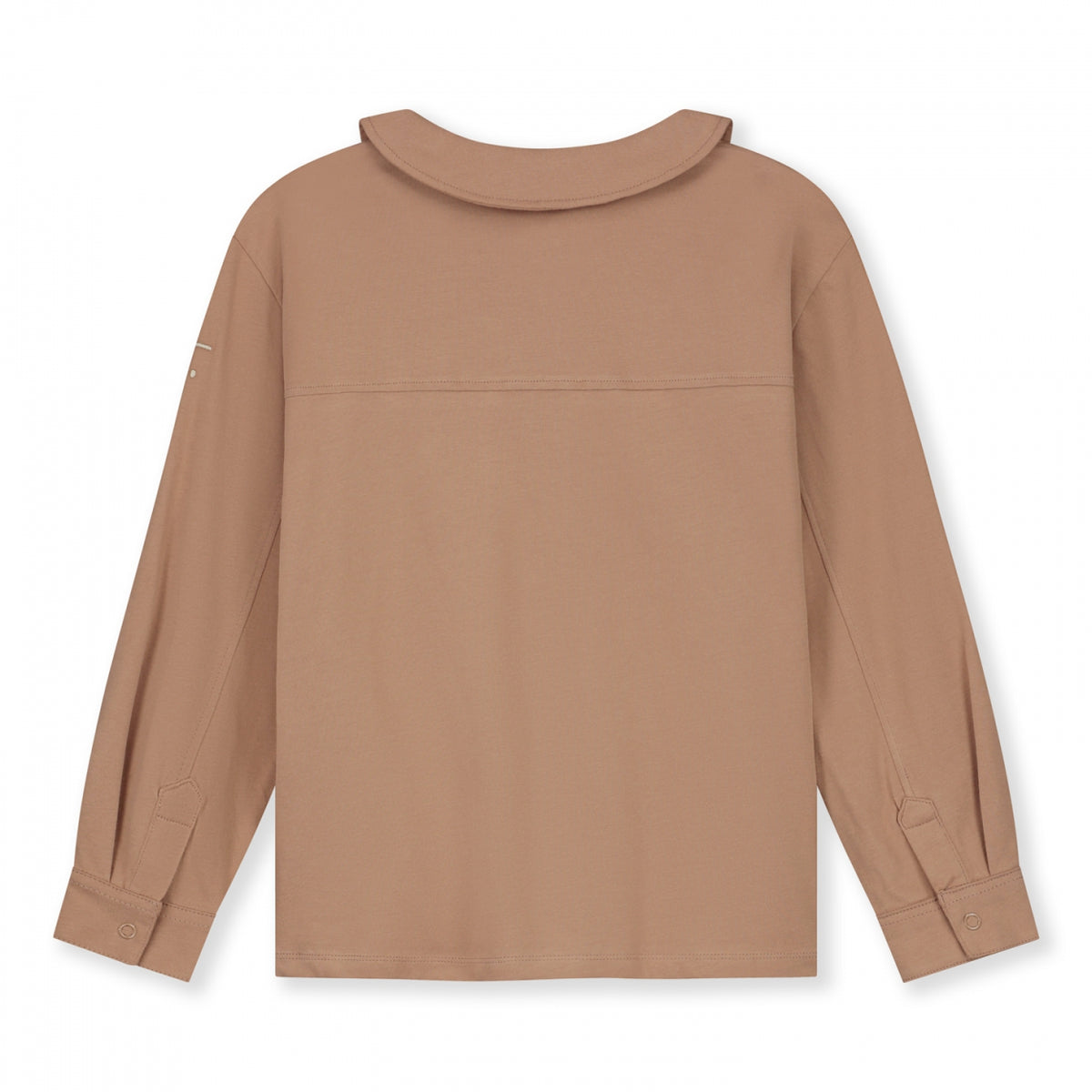 Boxy Blouse met kraag | Biscuit