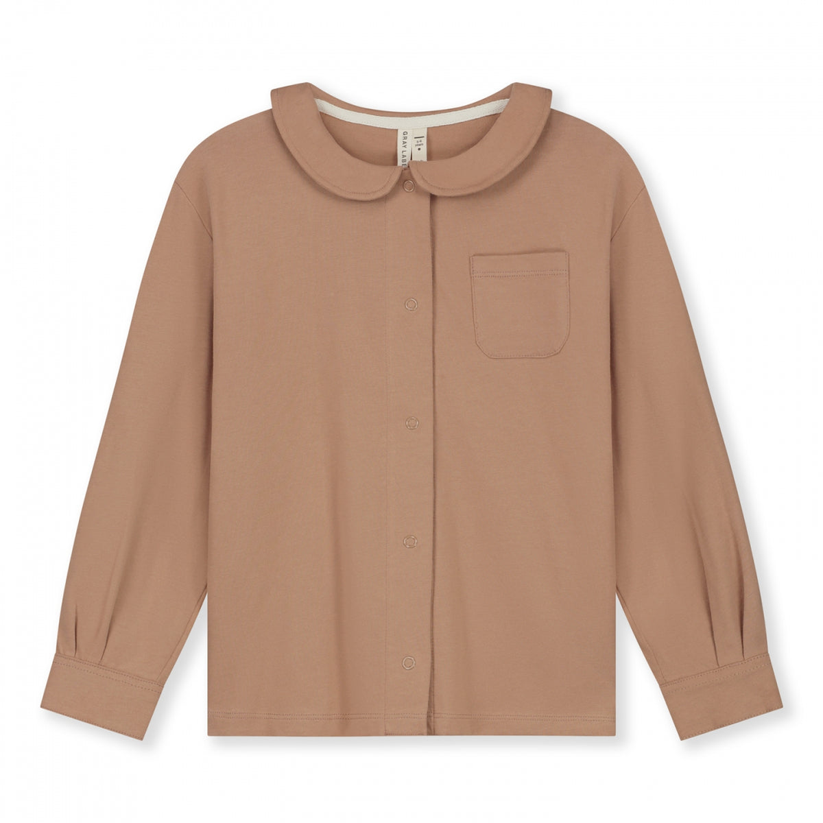 Boxy Blouse met kraag | Biscuit