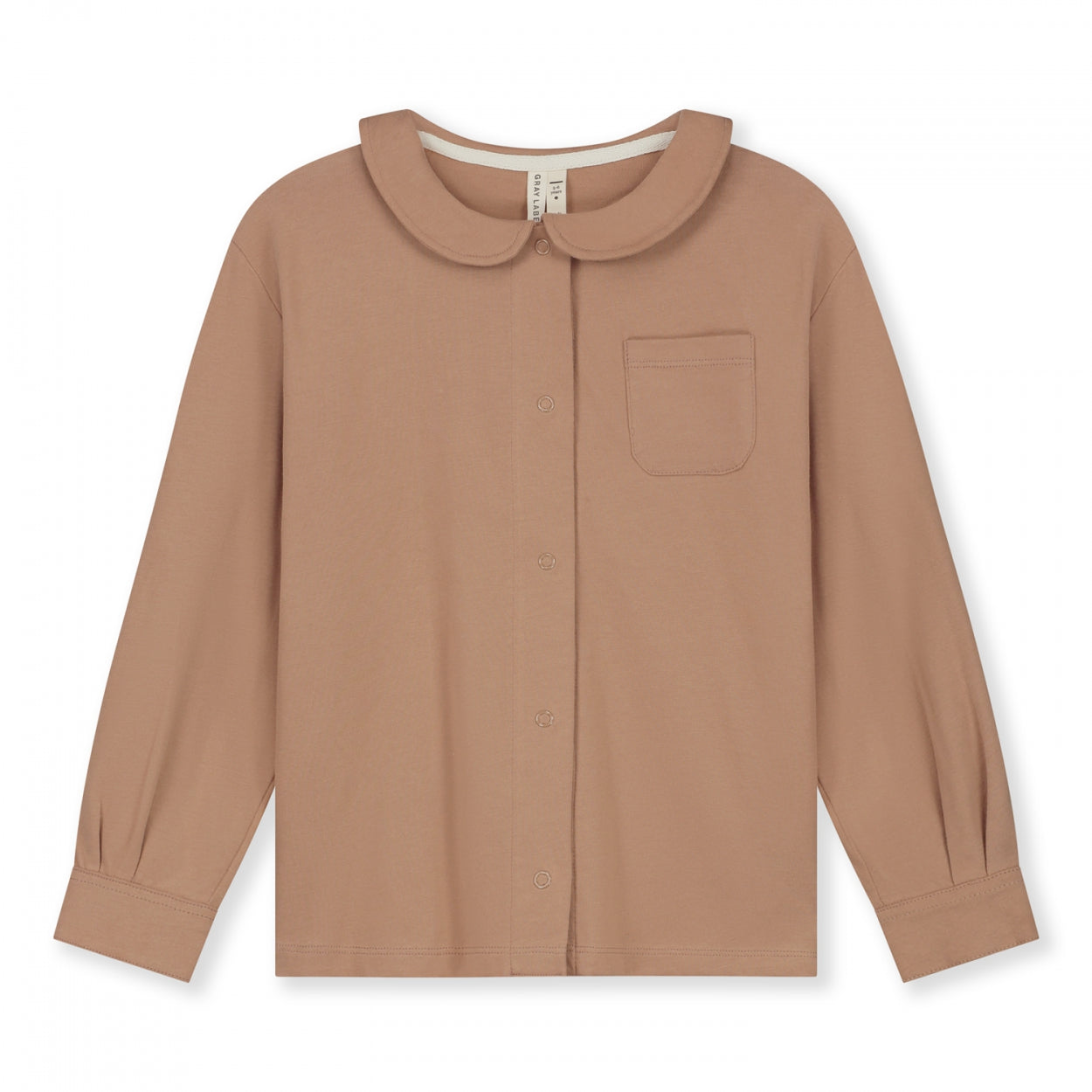 Boxy Blouse met kraag | Biscuit