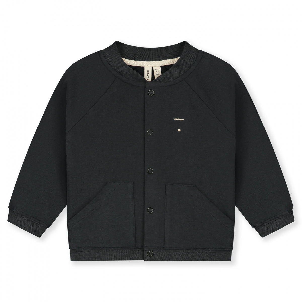 Baby Baseball-Cardigan | Nearly Black