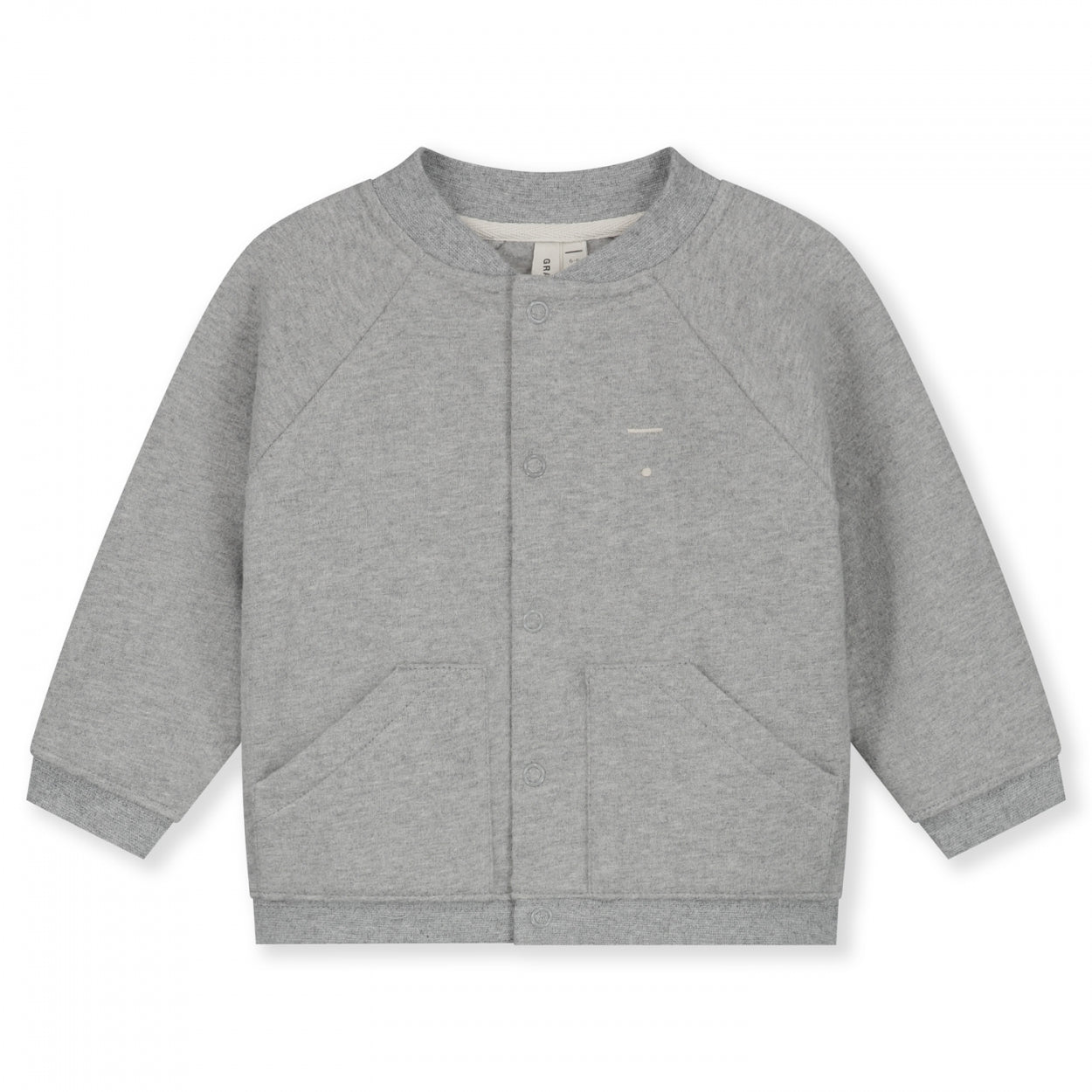 Baby Baseball Vest | Grey Melange