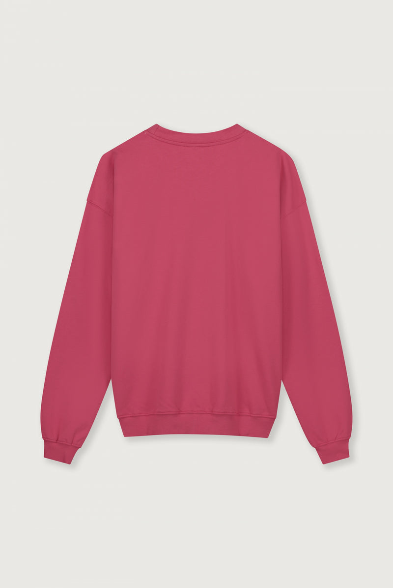 Adult Dropped Shoulder Sweater | Cherry
