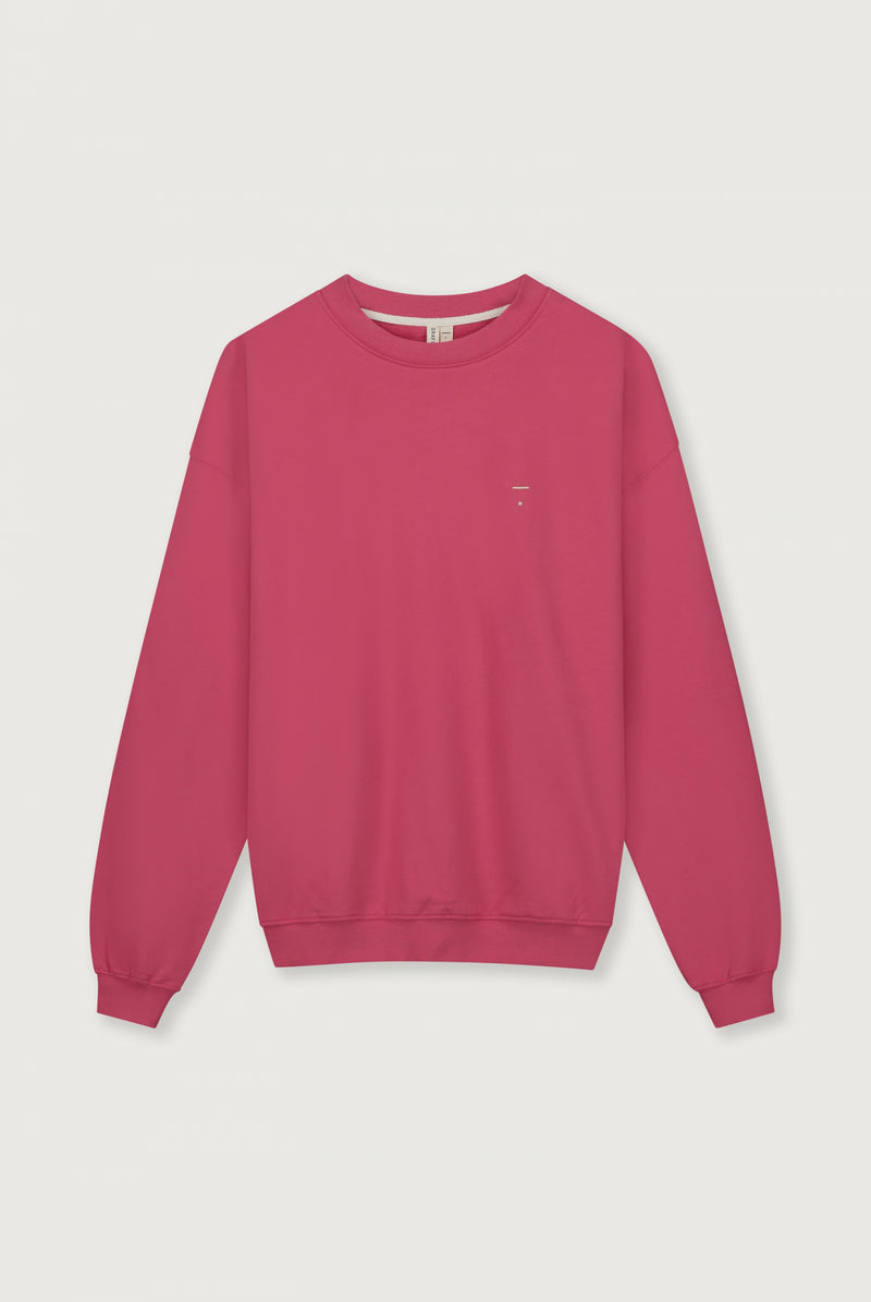Adult Dropped Shoulder Sweater | Cherry