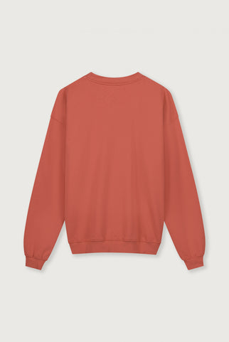 Dropped-Shoulder-Pullover Erwachsene | Poppy Red