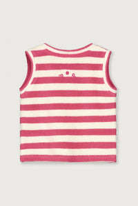 POP Baby Terry Tank Top | Cherry - Cream