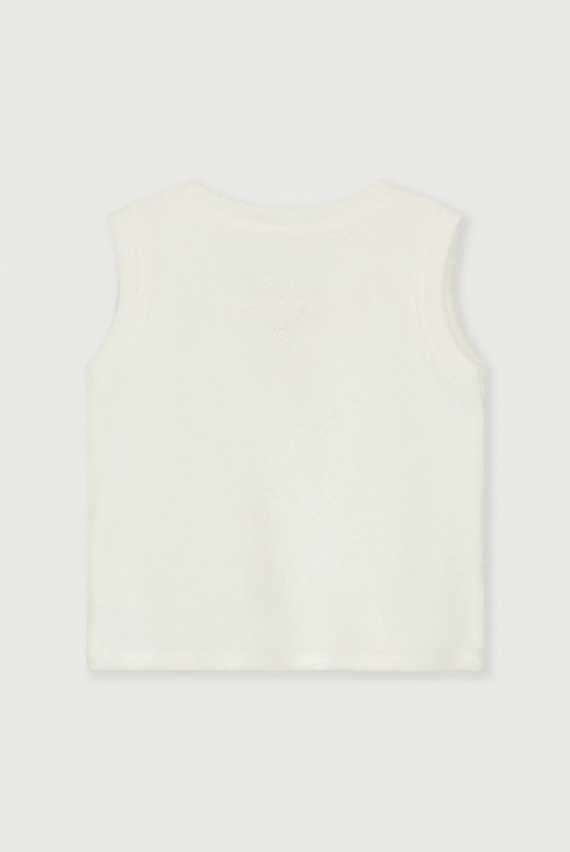 POP Baby Terry Tank Top | Cream
