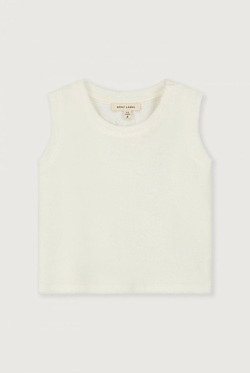 POP Baby Terry Tank Top | Cream