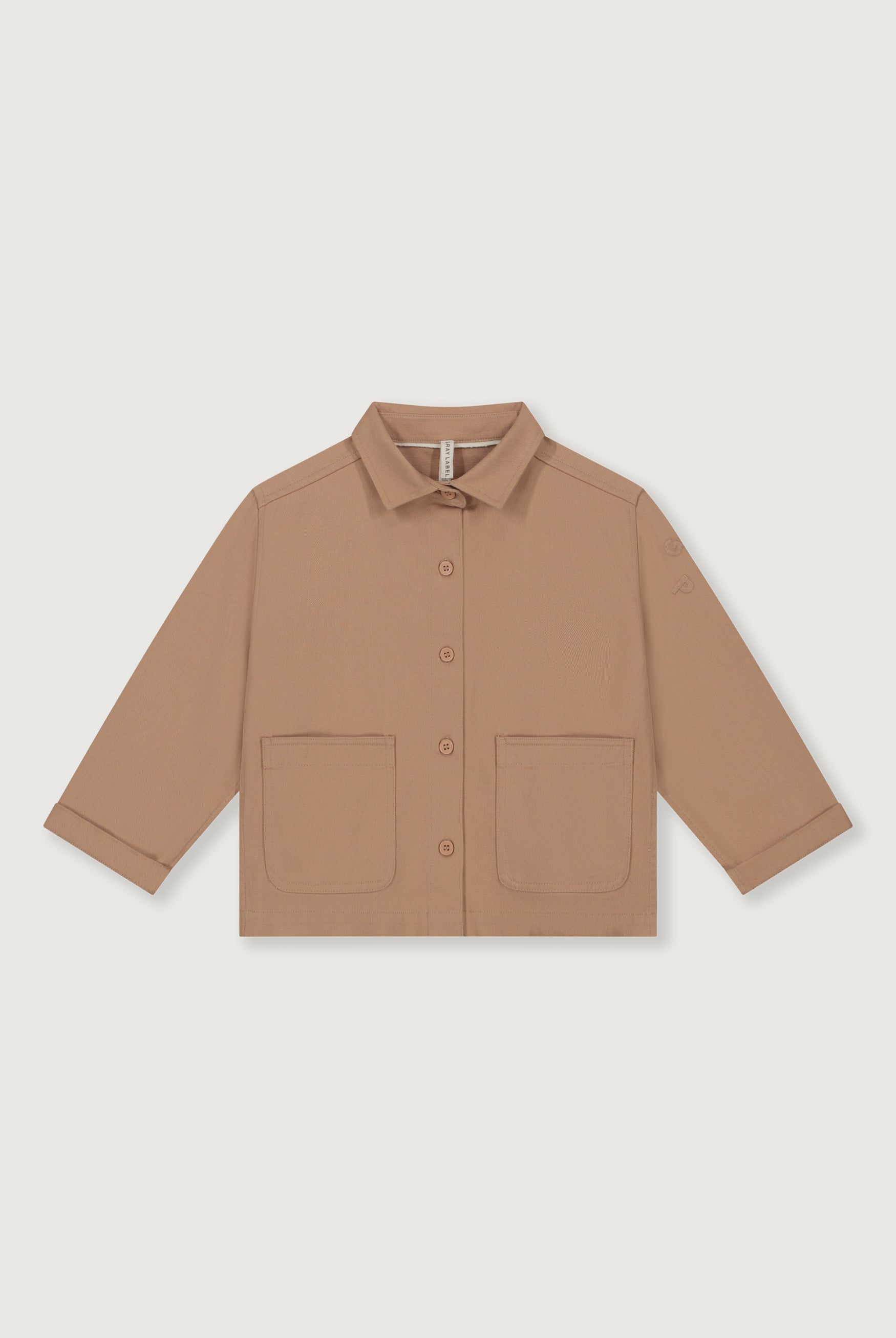 POP Twill Overshirt | Biscuit