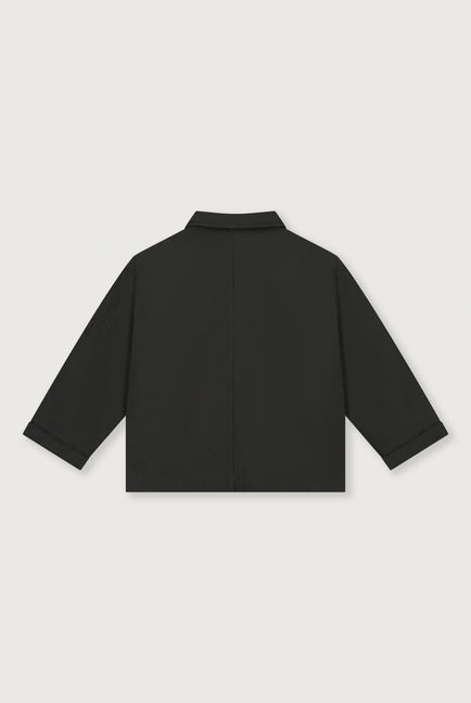 POP Twill Overshirt | Nearly Black