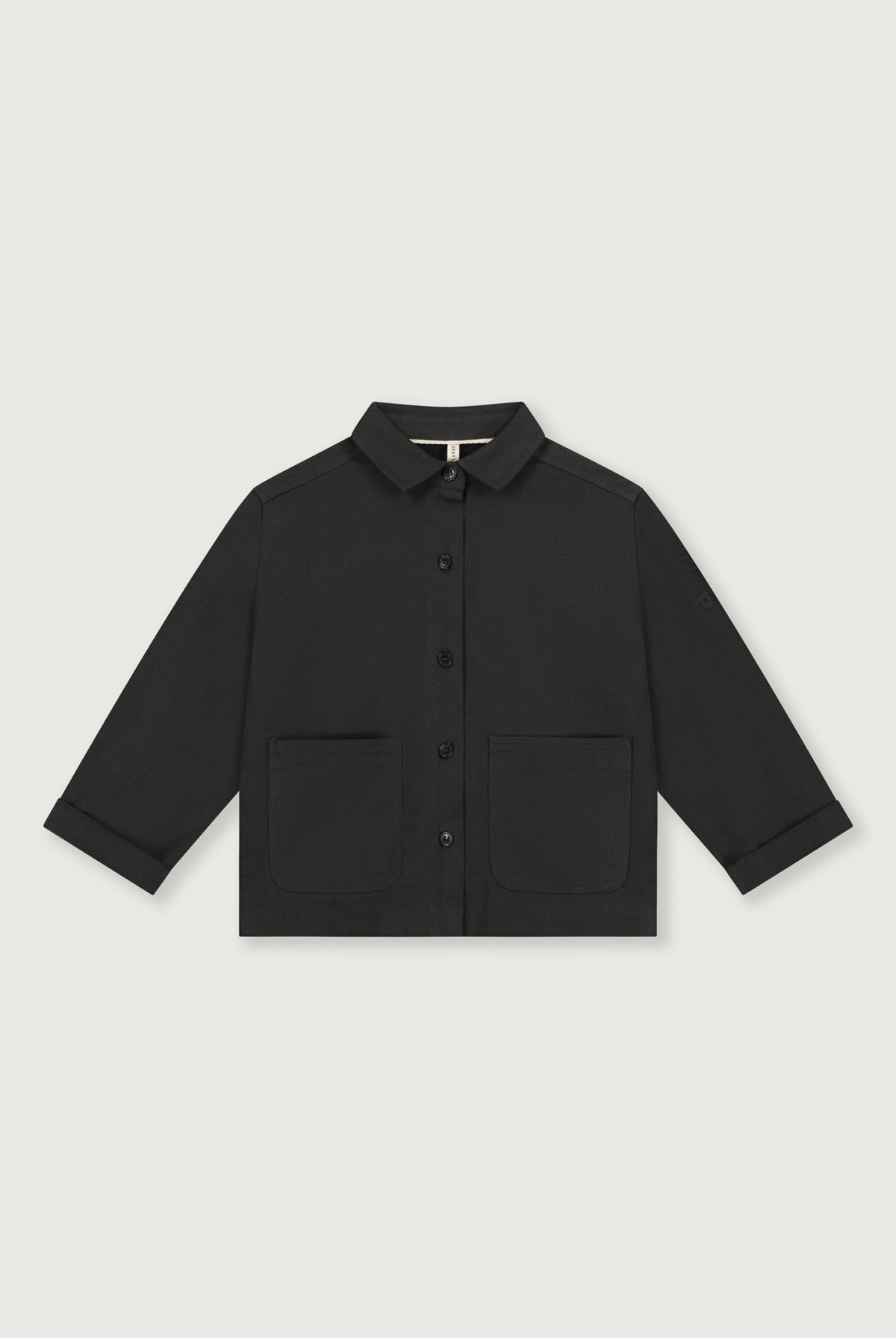 POP Twill Overshirt | Nearly Black