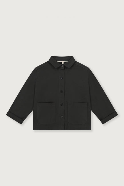 POP Twill Overshirt | Nearly Black