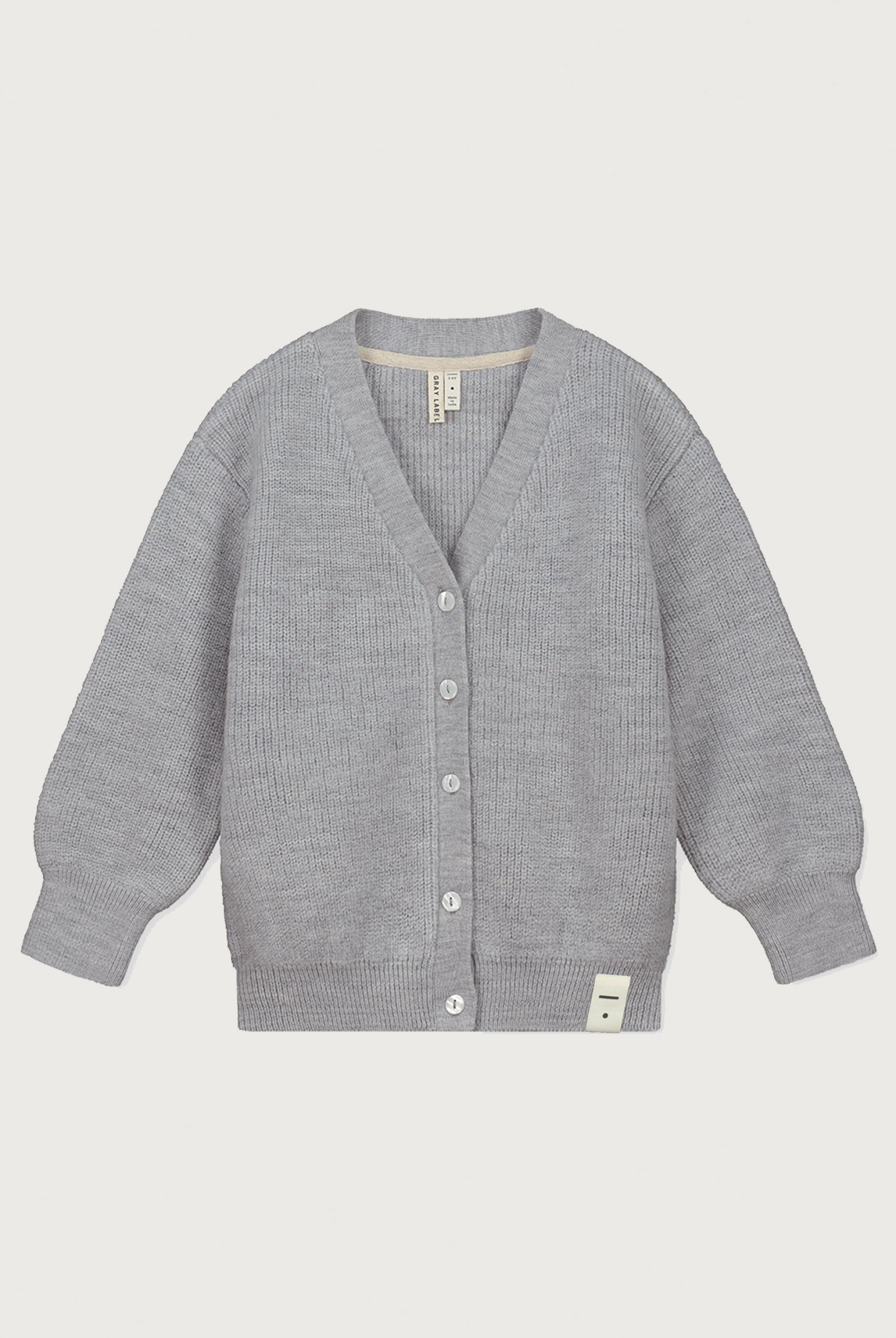 Knitted Cardigan RWS | Grey Melange