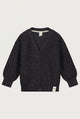 Strickjacke | Black Melange