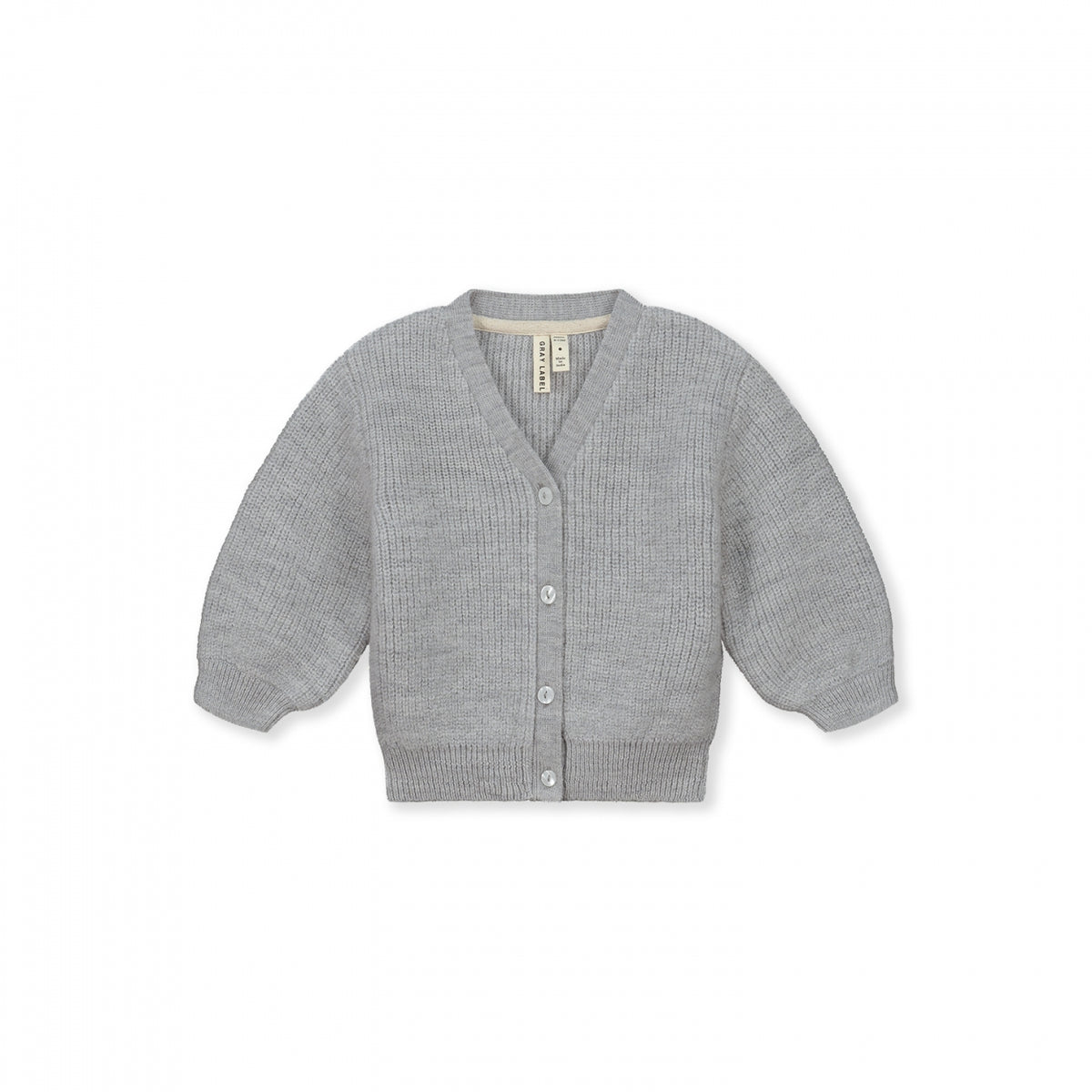 Baby Knitted Cardigan RWS | Grey Melange