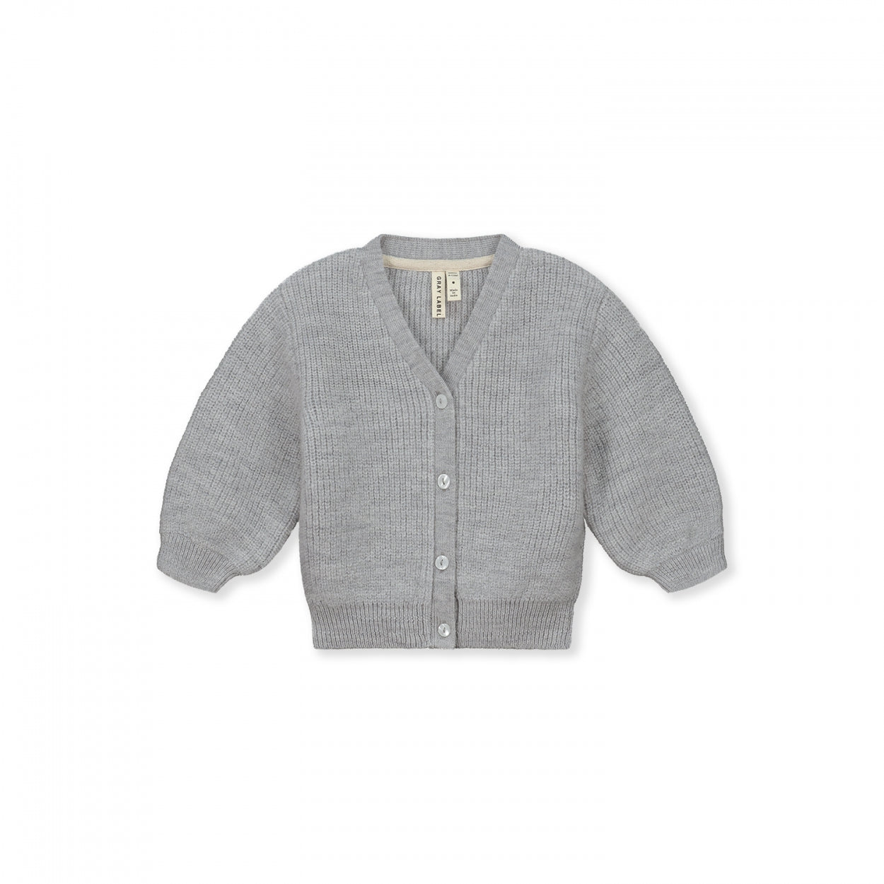 Baby Knitted Cardigan RWS | Grey Melange