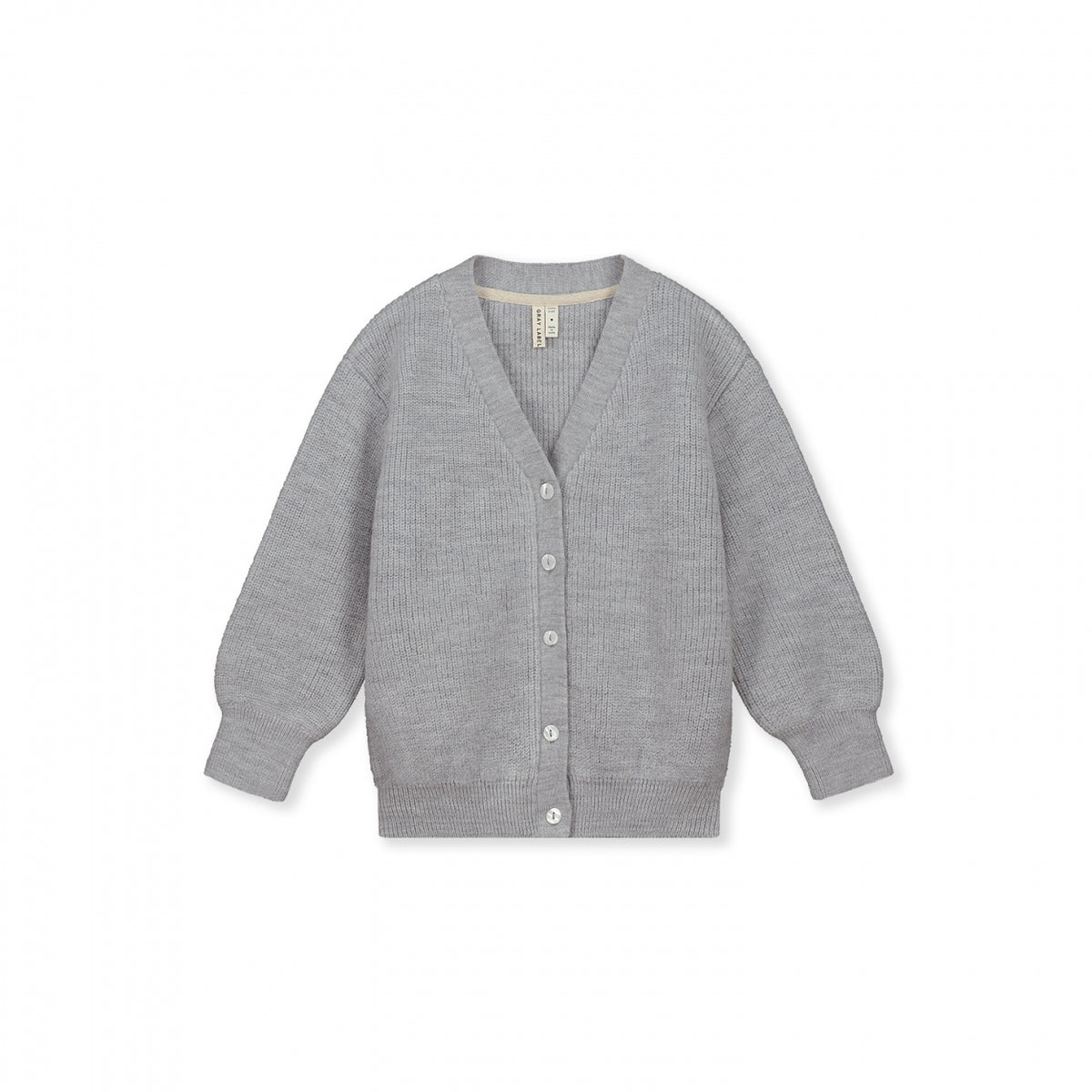 Knitted Cardigan RWS | Grey Melange