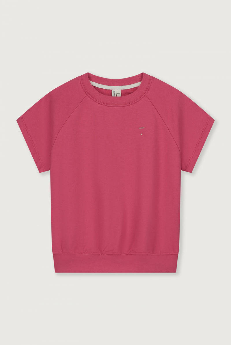 Short Sleeve Sweater GOTS | Cherry
