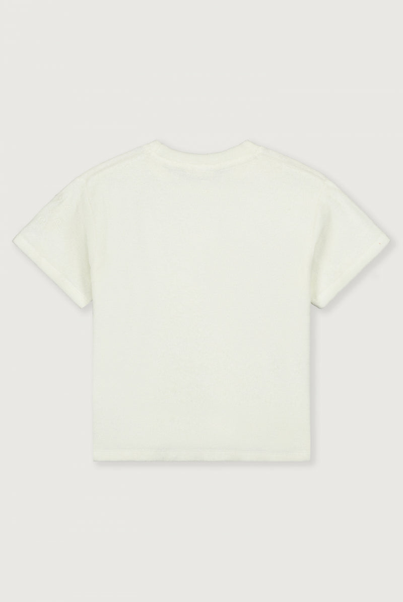 POP Terry Oversized Tee | Cream