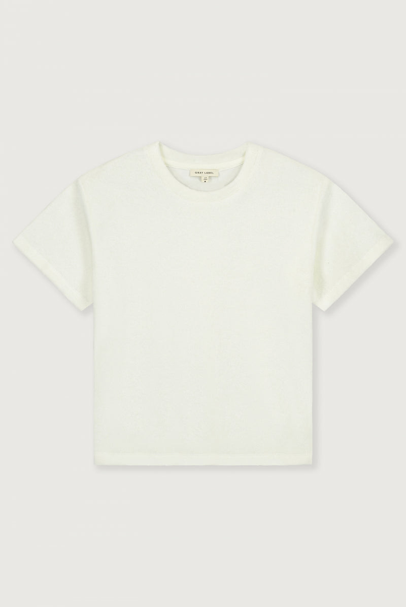 POP Terry Oversized Tee | Cream