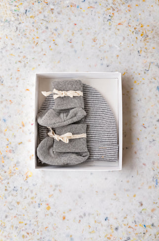 The Tiny Essentials Set | Gray Melange